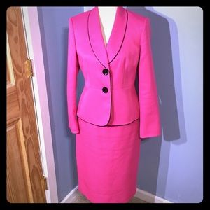Evan Picone Pink Skirt Suit